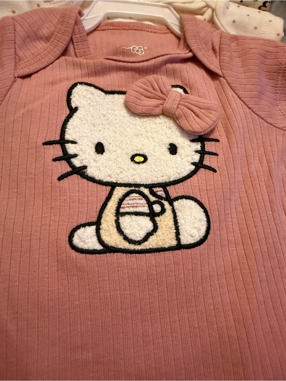 Hello Kitty Pink and Cream Baby Top